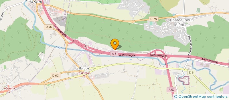 localisation de l'entreprise SOCIETE PROVENCALE D'ANTICORROSION ET D'ENTRETIEN à CHATEAUNEUF-LE-ROUGE