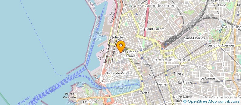 localisation de l'entreprise SOCIETE PROVENCALE D ENTRETIEN à MARSEILLE