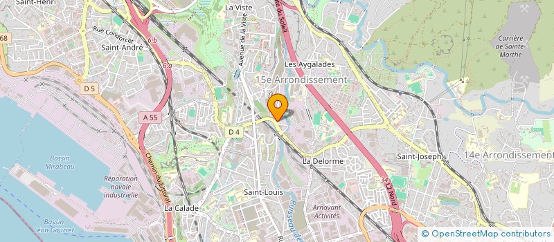 localisation de l'entreprise SOCIETE PROVENCALE D'ENTRETIEN à MARSEILLE