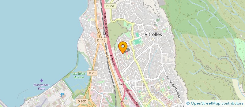localisation de l'entreprise SOCIETE PROVENCALE DE GESTION ET COMPTABILITE  VITROLLES