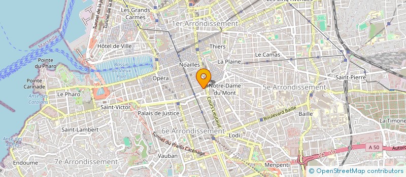 localisation de l'entreprise SOCIETE PROVENCALE DE RECYCLAGE à MARSEILLE