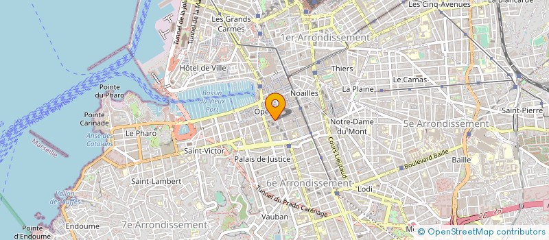localisation de l'entreprise SOCIETE PROVENCALE DE REVISION ET D EXPERTISE COMPTABLE à MARSEILLE