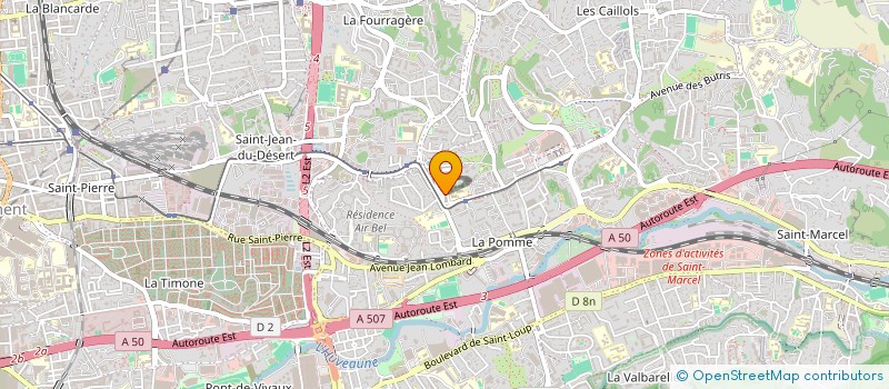 localisation de l'entreprise SOCIETE PROVENCALE DE TRAVAUX PUBLICS à MARSEILLE