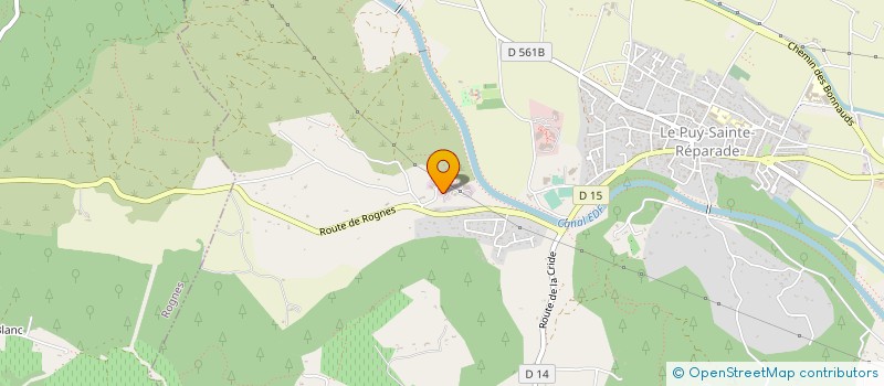 localisation de l'entreprise SOCIETE PROVENCALE GENERALE MAINTENANCE  LE PUY-SAINTE-REPARADE