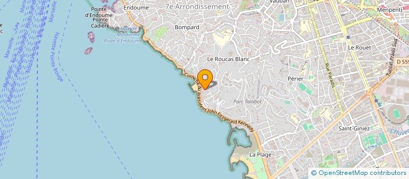 localisation de l'entreprise SOCIETE PROVENCALE GERONTOLOGIE à MARSEILLE