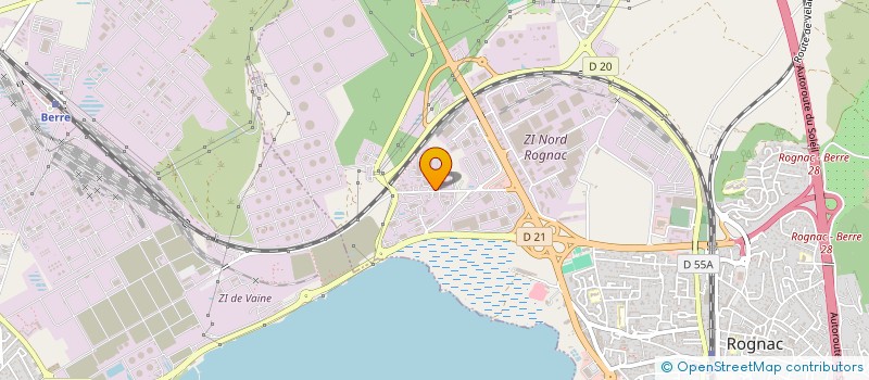 localisation de l'entreprise SOCIETE PROVENCALE PEINTURE ET STRATIFICATION  ROGNAC