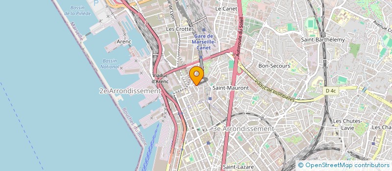 localisation de l'entreprise SOCIETE PROVENCE DISTRIBUTION HALLAL à MARSEILLE
