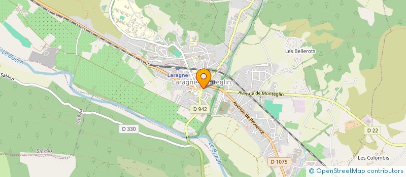 localisation de l'entreprise SOCIETE PROVENCELEC SARL à LARAGNE-MONTEGLIN