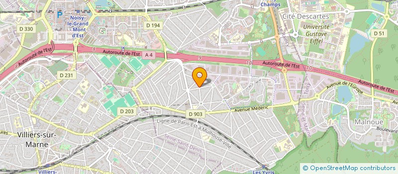 localisation de l'entreprise SOCIETE PSVP à NOISY-LE-GRAND