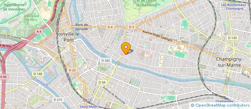 localisation de l'entreprise SOCIETE PUBLI'STREET  CHAMPIGNY-SUR-MARNE