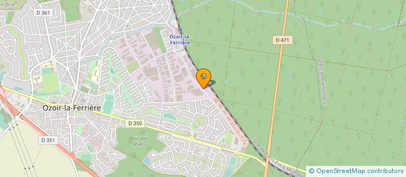 localisation de l'entreprise SOCIETE PUBLIMAG DECO  OZOIR-LA-FERRIERE