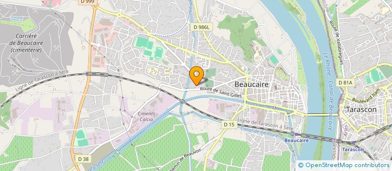 localisation de l'entreprise SOCIETE PUBLIQUE LOCAL TERRE D'ARGENCE  BEAUCAIRE