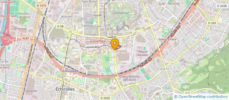 localisation de l'entreprise SOCIETE PUBLIQUE LOCALE ALPEXPO à GRENOBLE