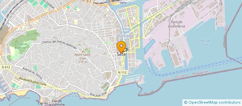 localisation de l'entreprise SOCIETE PUBLIQUE LOCALE BASSIN DE THAU  SETE