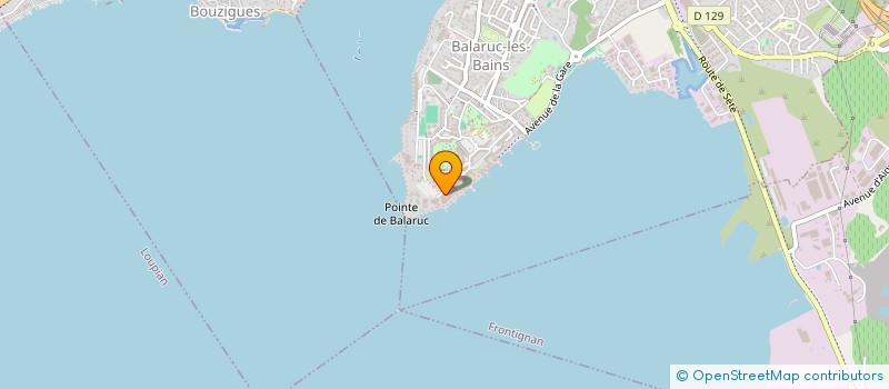 localisation de l'entreprise SOCIETE PUBLIQUE LOCALE D'EXPLOITATION DES THERMES DE BALARUC LES BAINS  BALARUC-LES-BAINS