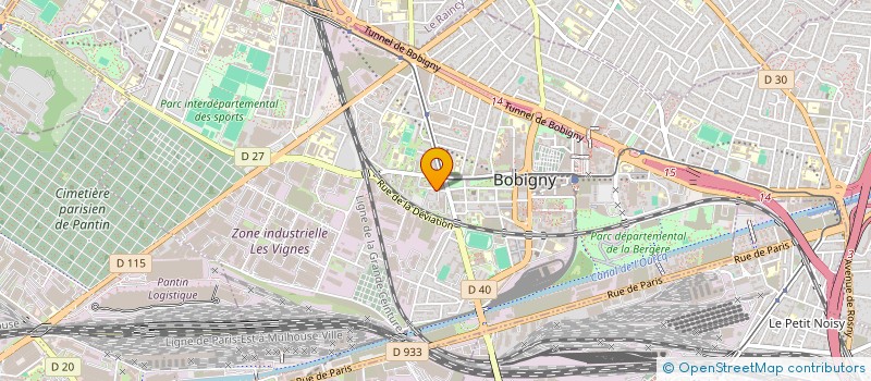 localisation de l'entreprise SOCIETE PUBLIQUE LOCALE DE BOBIGNY-NOISY à BOBIGNY