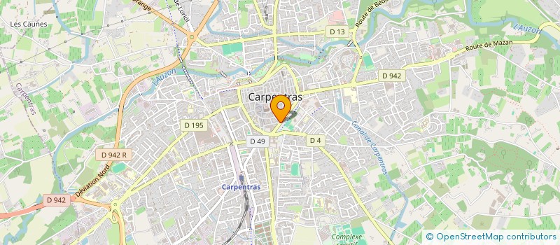 localisation de l'entreprise SOCIETE PUBLIQUE LOCALE DE DEVELOPPEMENT ET DE PROMOTION DU TOURISME, DE LA CULTURE ET DU TERRITOIRE VENTOUX PROVENCE à CARPENTRAS