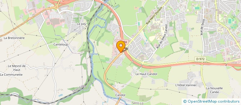 localisation de l'entreprise SOCIETE PUBLIQUE LOCALE DES PORTS DE LA MANCHE  SAINT-LO