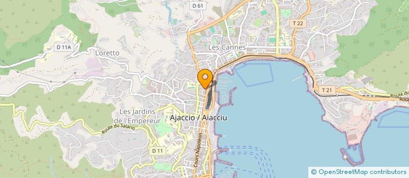 localisation de l'entreprise SOCIETE PUBLIQUE LOCALE MAISON DE L'ENTREPRENEUR DE L'ENTREPRISE ET DE L'EMPLOI à AJACCIO