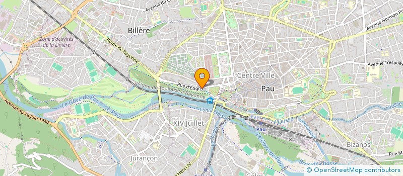 localisation de l'entreprise SOCIETE PYRENEENNE DE LOCATION à PAU