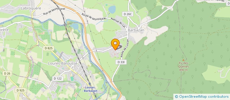 localisation de l'entreprise SOCIETE PYRENEENNE ECHAFAUDAGES CALORIFUGES  MALVEZIE