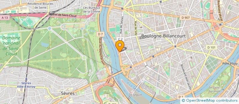 localisation de l'entreprise SOCIETE QUATTUOR à BOULOGNE-BILLANCOURT