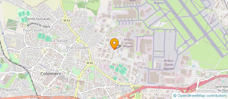 localisation de l'entreprise SOCIETE QUAUPLAN à COLOMIERS