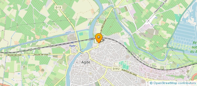 localisation de l'entreprise SOCIETE QUERAL DISTRIBUTION à AGDE
