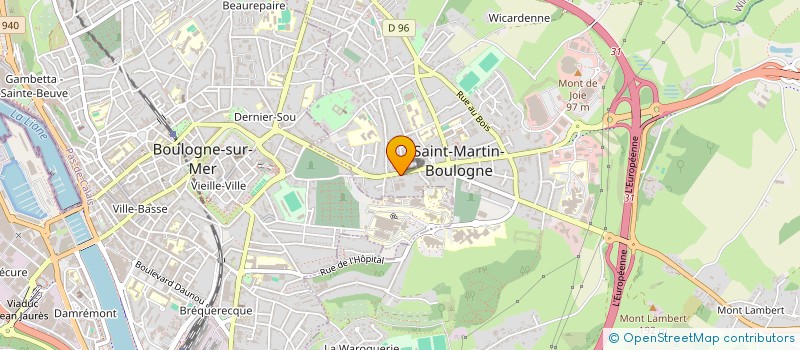 localisation de l'entreprise SOCIETE QUESNEZ  SAINT-MARTIN-BOULOGNE