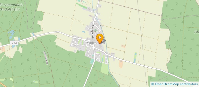 localisation de l'entreprise SOCIETE QUILLES ESPOIR COLMAR  WIDENSOLEN