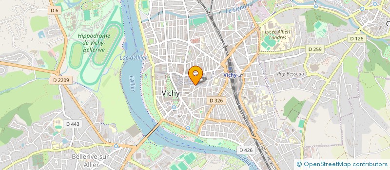 localisation de l'entreprise SOCIETE QUINCAILLERIE NOUVELLE à VICHY