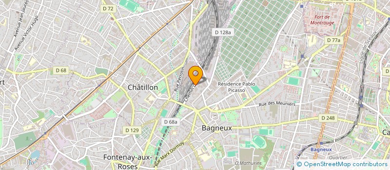 localisation de l'entreprise SOCIETE R B L à BAGNEUX