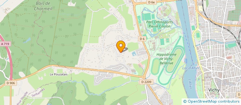 localisation de l'entreprise SOCIETE R.E.M. à BELLERIVE-SUR-ALLIER