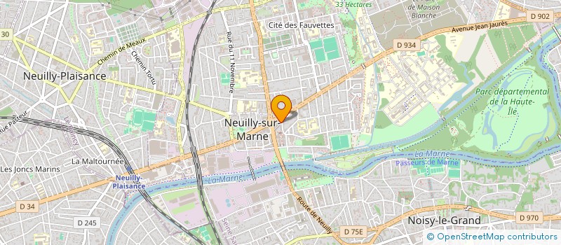 localisation de l'entreprise SOCIETE R PIN à NEUILLY-SUR-MARNE