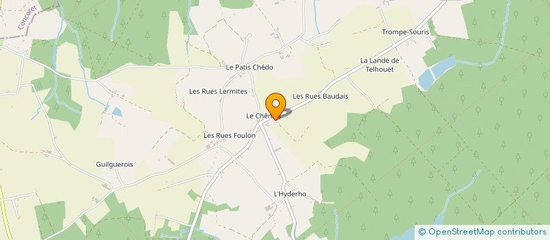 localisation de l'entreprise SOCIETE R.T.  PAIMPONT