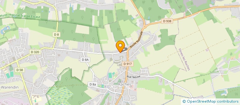 localisation de l'entreprise SOCIETE RACHOISE DE CONFECTION à RACHES