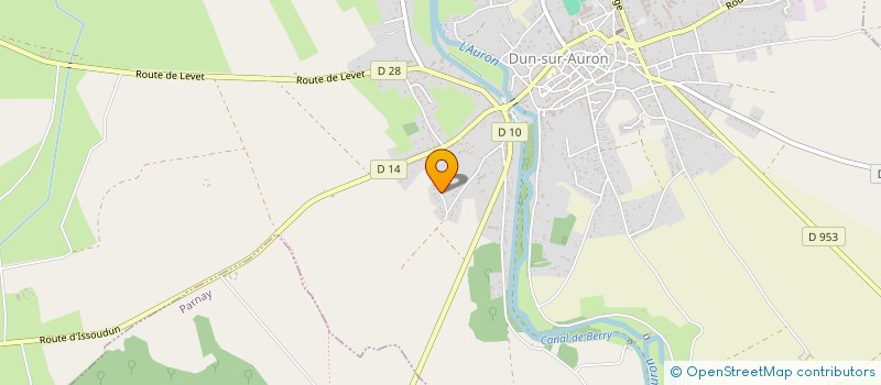 localisation de l'entreprise SOCIETE RAGOGNA FILS  DUN-SUR-AURON