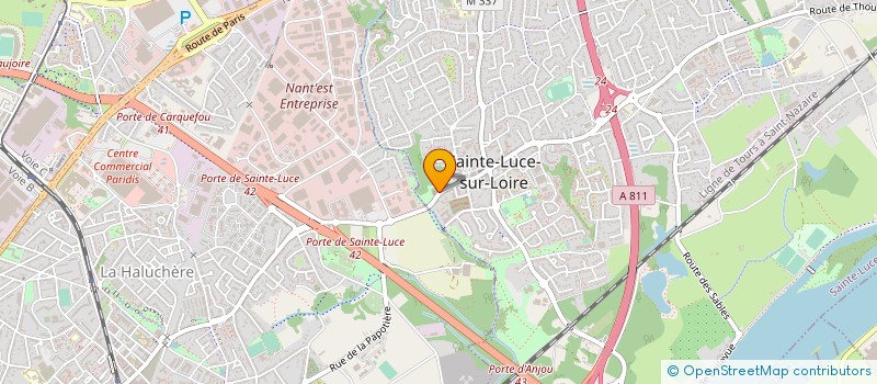 localisation de l'entreprise SOCIETE RAGON  SAINTE-LUCE-SUR-LOIRE