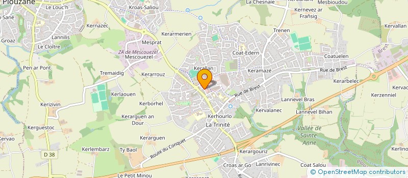 localisation de l'entreprise SOCIETE RAGUENES MAREE à PLOUZANE