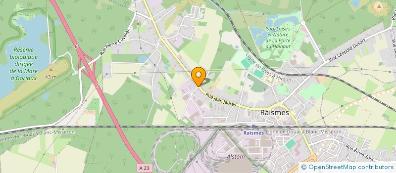 localisation de l'entreprise SOCIETE RAISMOISE DE COUVERTURE  RAISMES