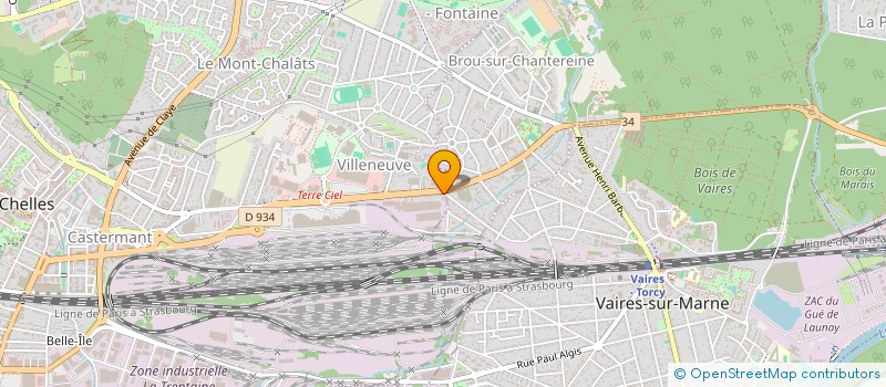 localisation de l'entreprise SOCIETE RAJAA à CHELLES