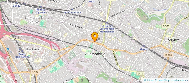 localisation de l'entreprise SOCIETE RAMES CONSEILS IMMOBILIERS à VILLEMOMBLE