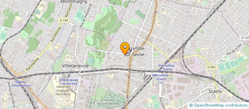 localisation de l'entreprise SOCIETE RAPID'ANTENNE à PIERREFITTE-SUR-SEINE