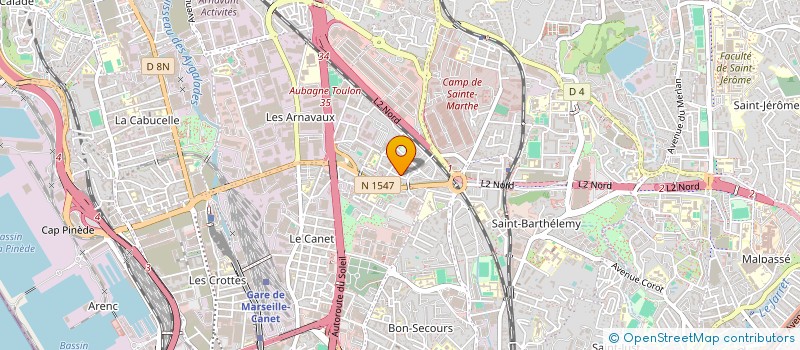 localisation de l'entreprise SOCIETE RAPIDE DE DISTRIBUTION à MARSEILLE