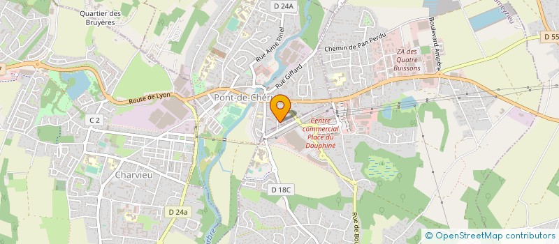 localisation de l'entreprise SOCIETE RAYNAUD  PONT-DE-CHERUY