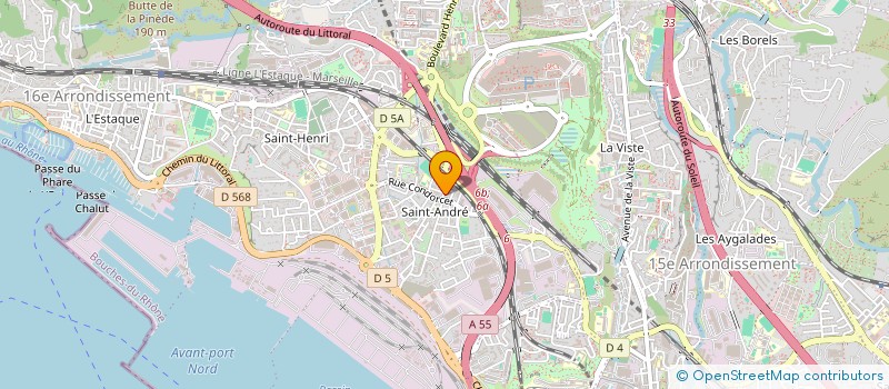 localisation de l'entreprise SOCIETE REALISATION PRO-TECHNIQUE à MARSEILLE