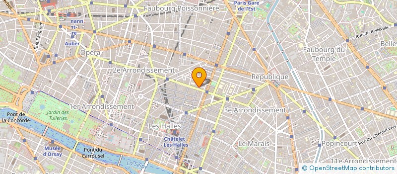 localisation de l'entreprise SOCIETE REAUMUR GOBERT MARTIN à PARIS