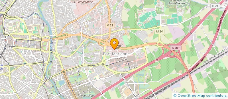 localisation de l'entreprise SOCIETE RECHERCHE ET DEVELOPPEMENT CLINIQUE à MONTPELLIER