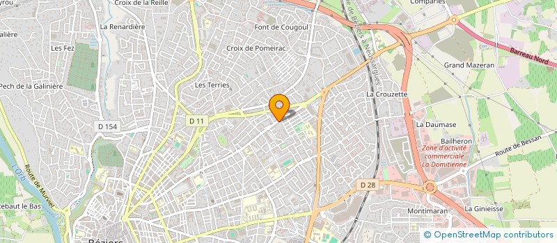 localisation de l'entreprise SOCIETE REFOUVELET à BEZIERS