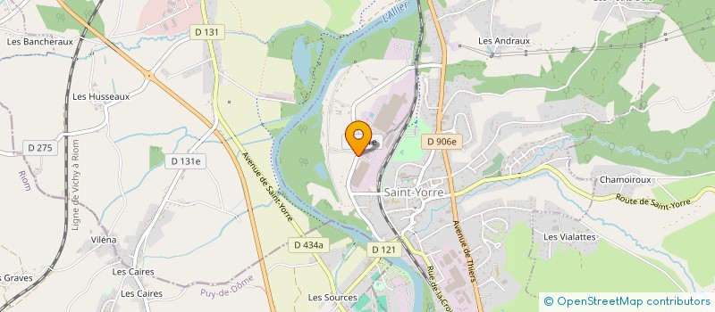 localisation de l'entreprise SOCIETE REGINA à SAINT-YORRE